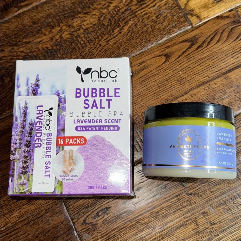 Bubble Salt Lavender Scent - Purple